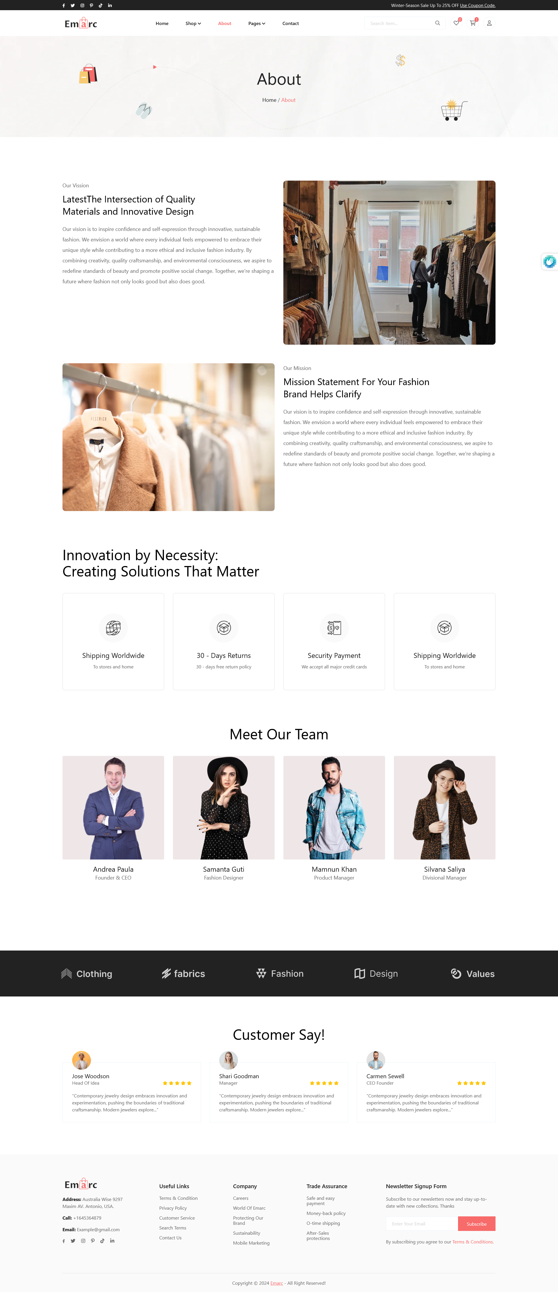 langing page