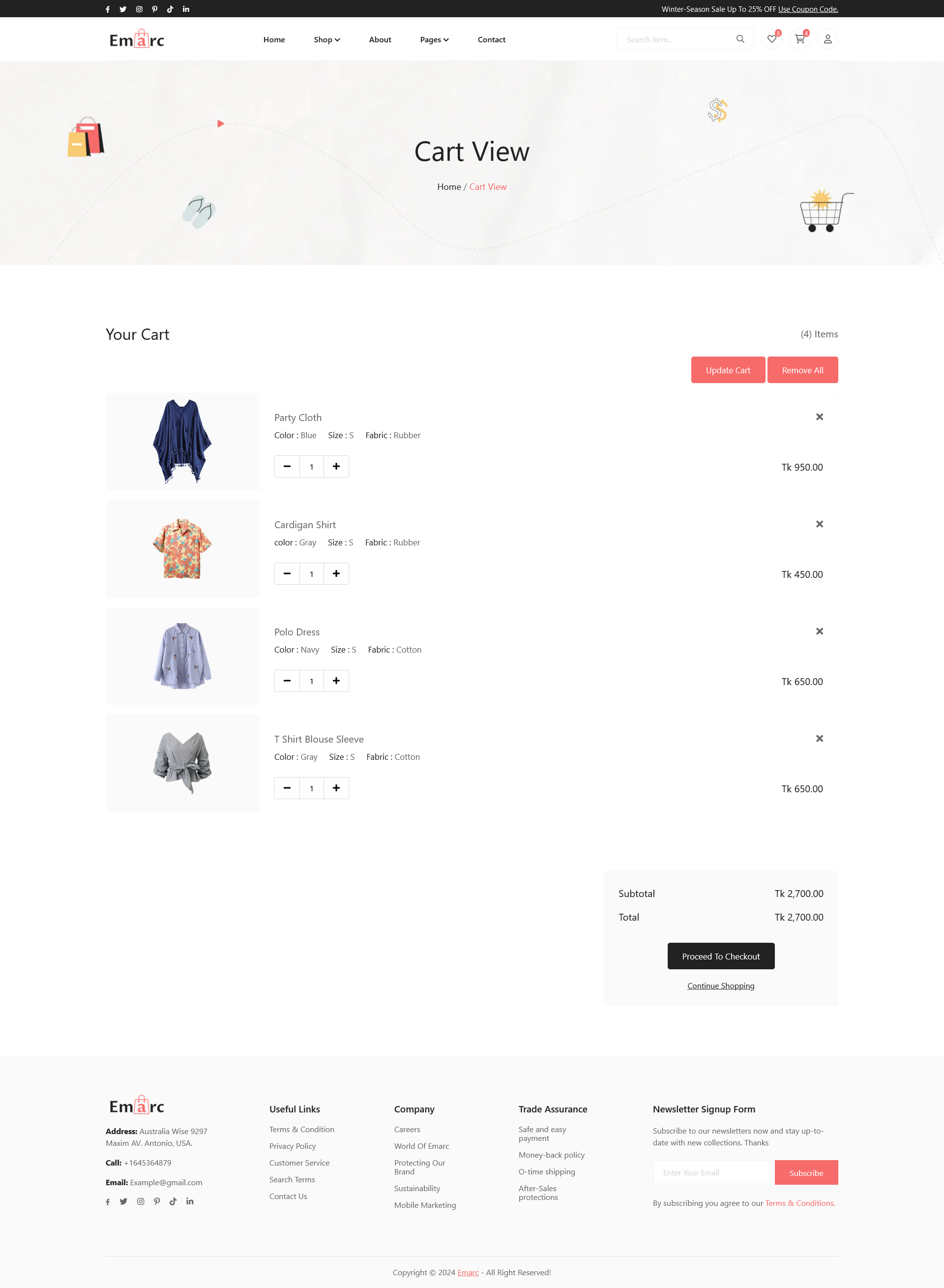 langing page