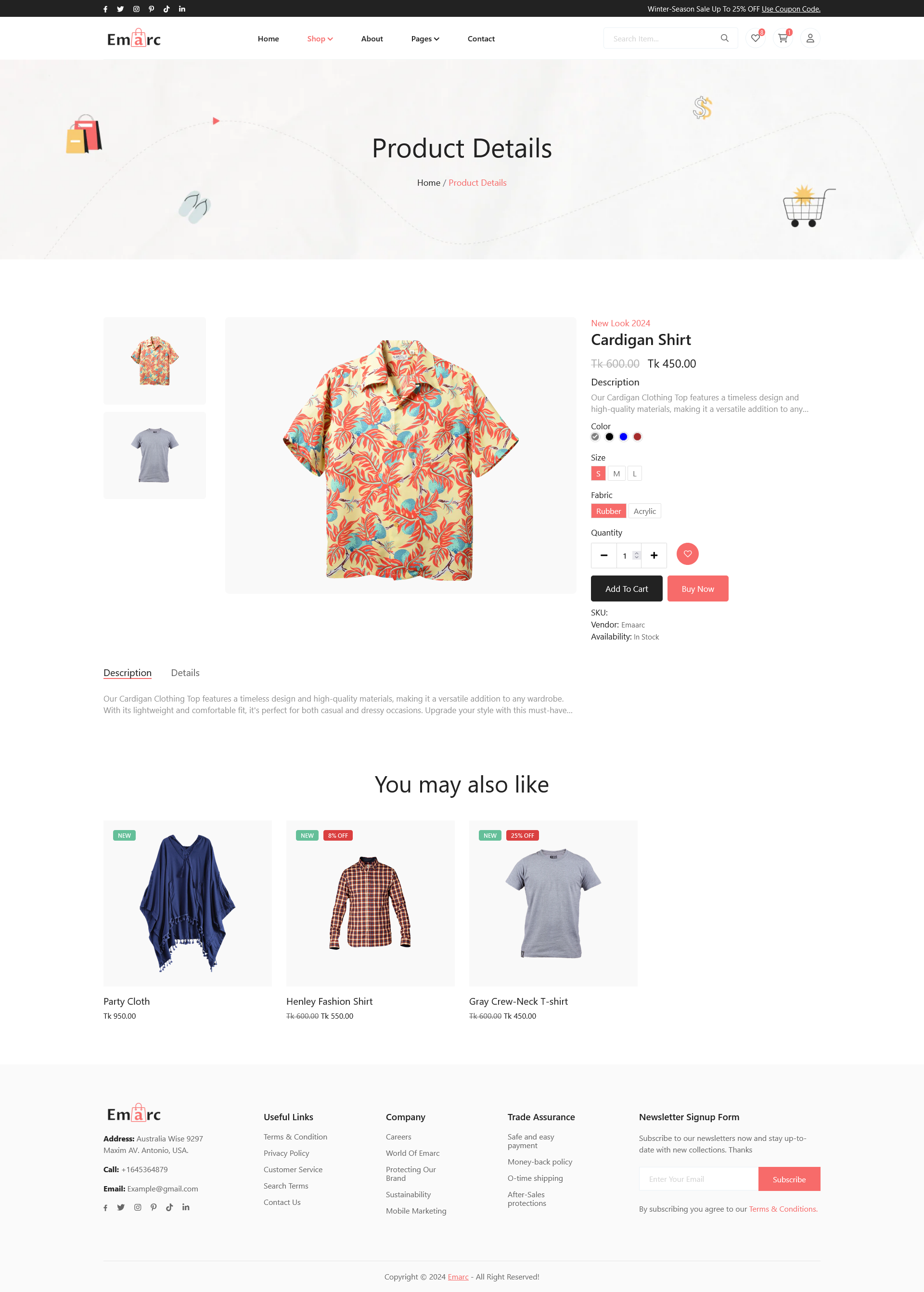 langing page